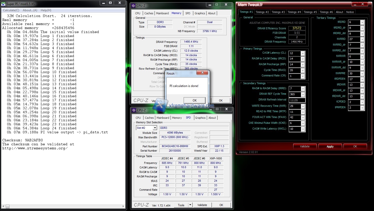 overclock 2933MHz 1T